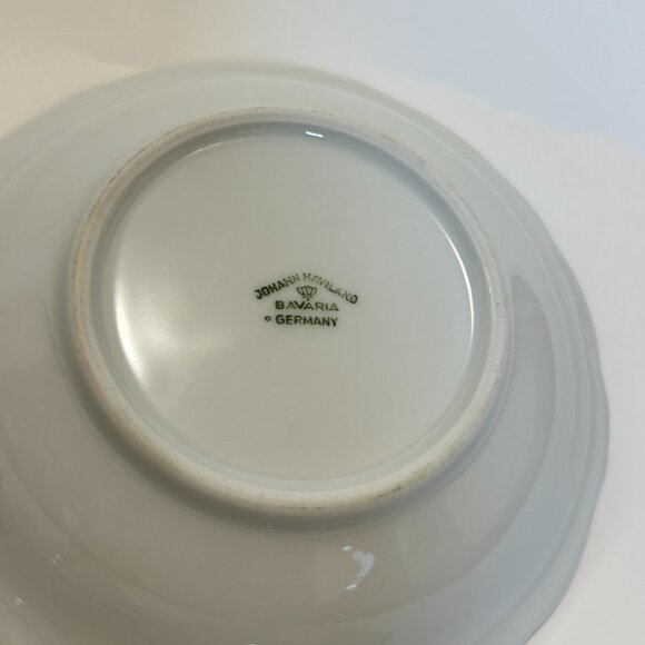 Johann Haviland Blue Garland Bavaria Germany Fruit Desert Bowls 5" set of 6 - Picture 8 of 12